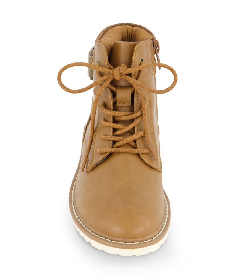 Little and Big Boys Pace Zamir Moto Boots