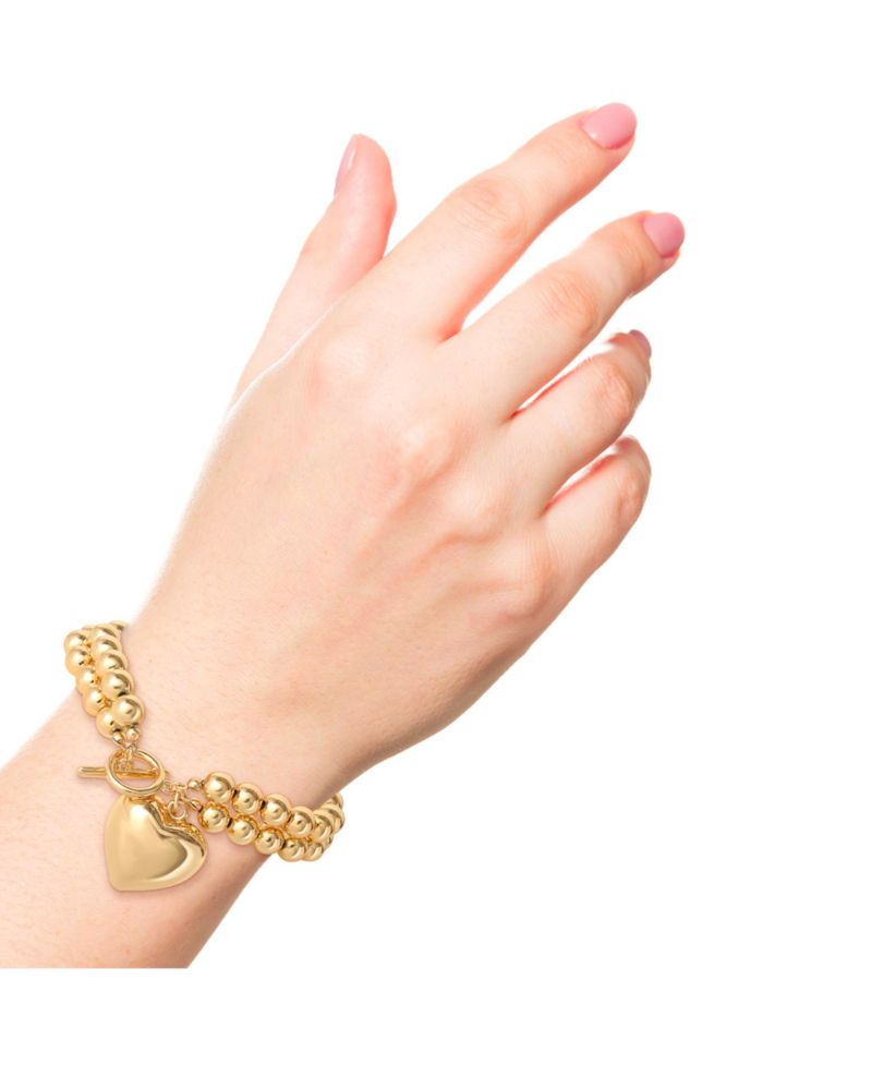 Bead Heart Bracelet