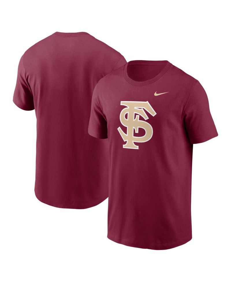 Men's Garnet Florida State Seminoles Baseball Logo T-Shirt