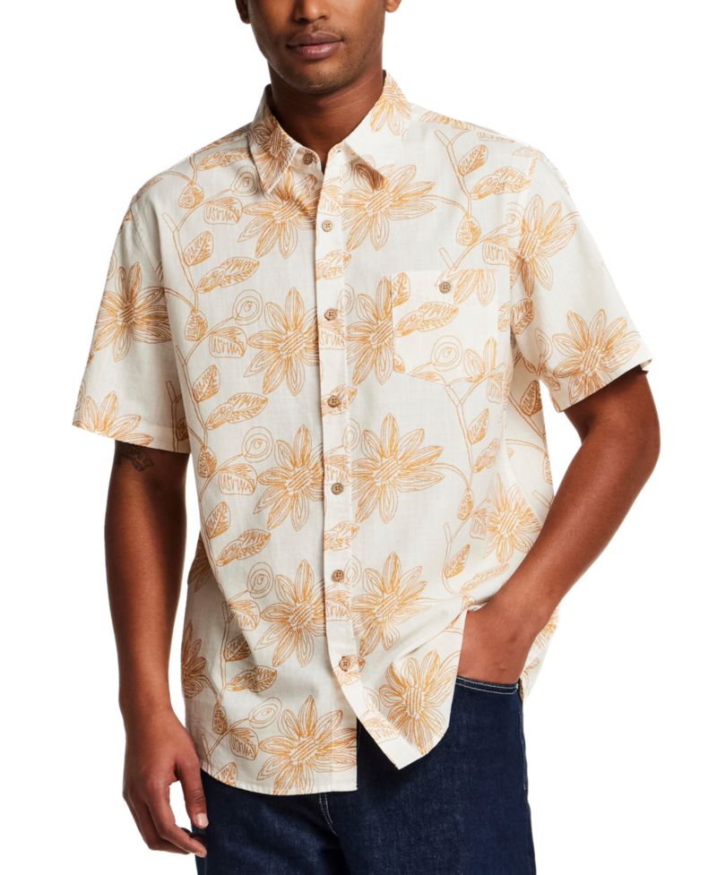 Men's Button-Down Short-Sleeve Shirt