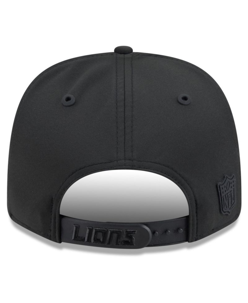 Men's Black Detroit Lions 2026 Sideline 9SEVENTY Adjustable Hat