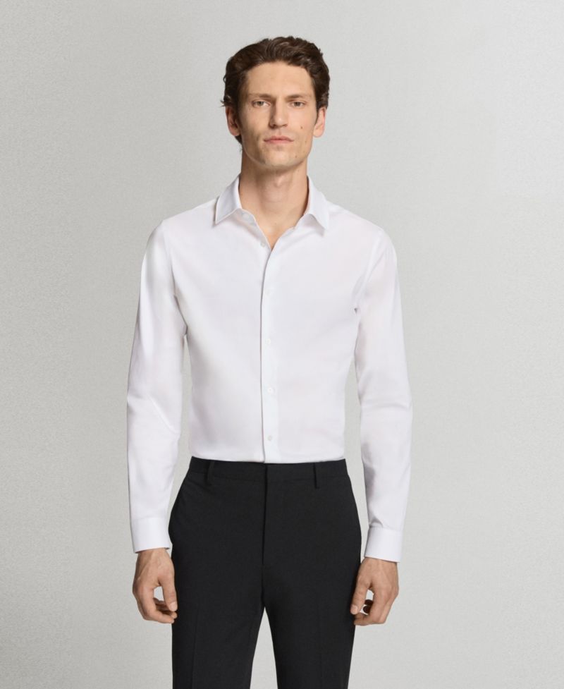 Men's Super Slim Fit Cotton Stretch Dress Shirt