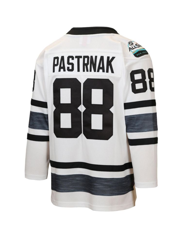 Big Boys and Girls David Pastrnak White Boston Bruins 2019 All-Star Game Power Play Jersey