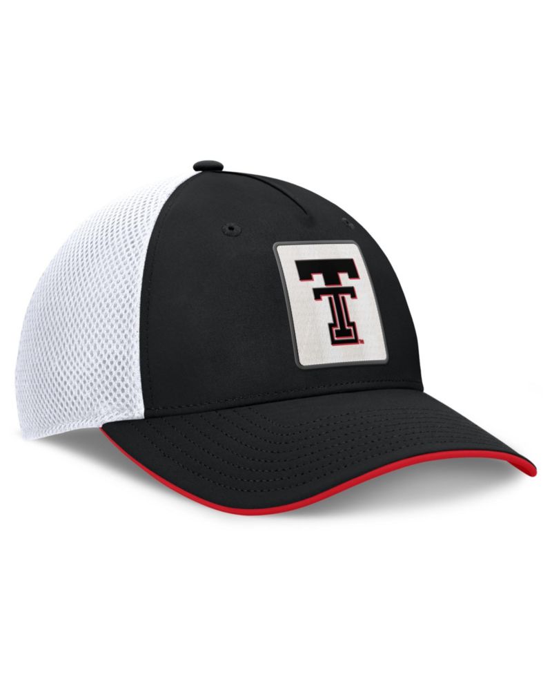 Men's Black Texas Tech Red Raiders 5-Panel Matter Flex Hat