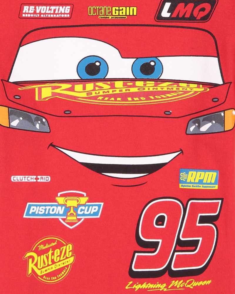 Big Boys (5-12) Lightning McQueen Racing 2-Piece T-Shirt and Shorts Set