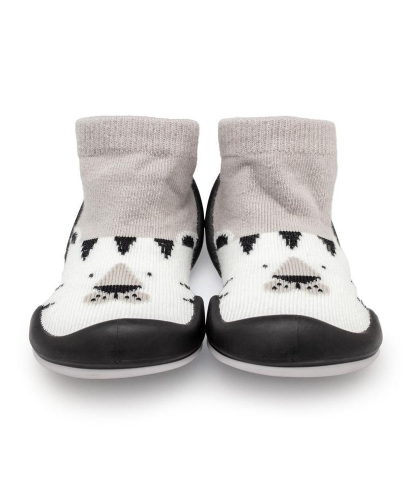 Infant Boys Breathable Washable Non-Slip Sock Shoes White Tiger