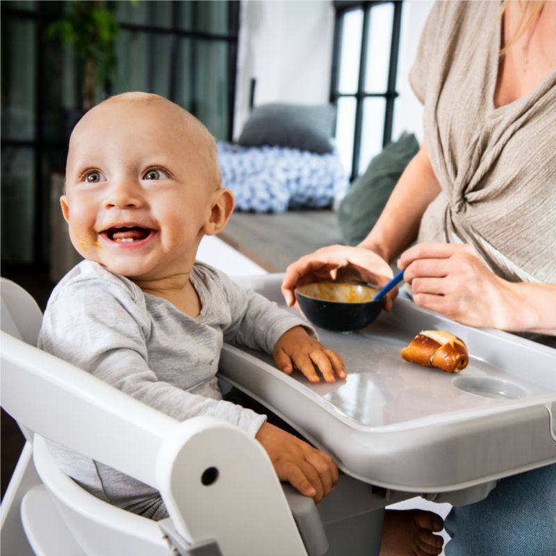 Alpha and Grow Along Adjustable Wooden Baby High Chair Seat