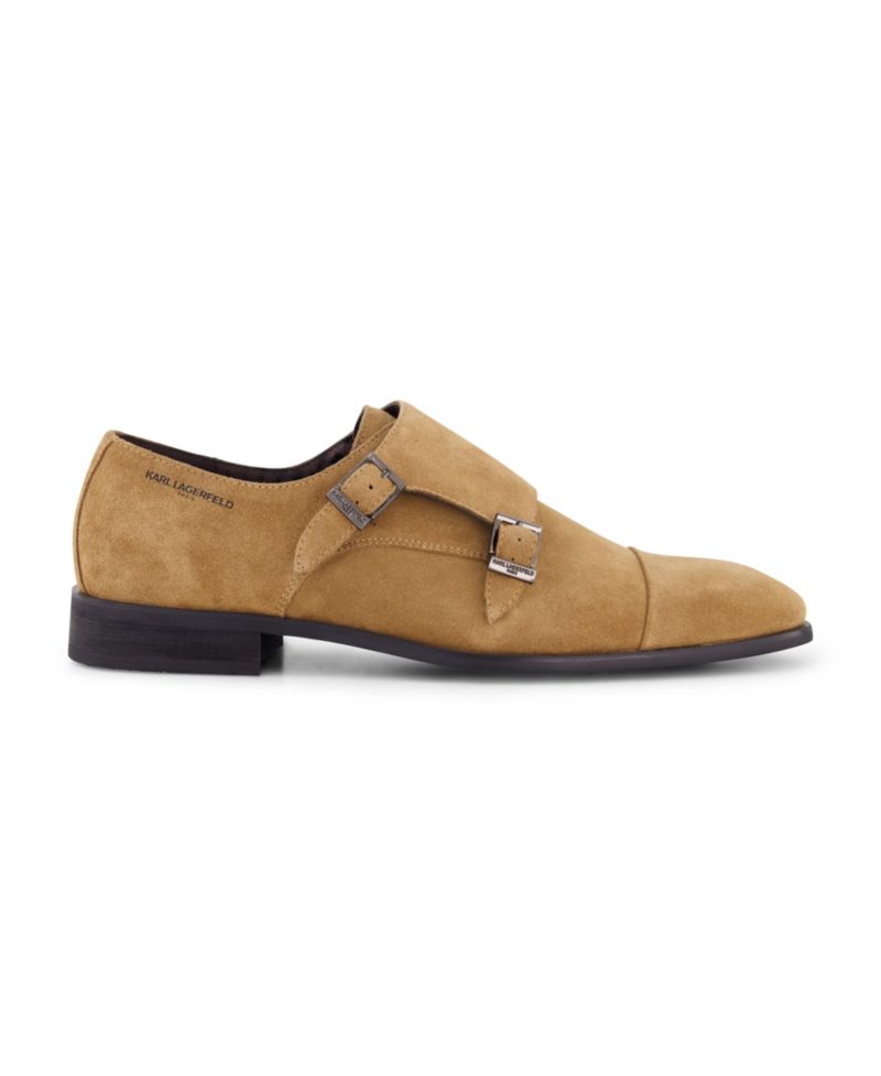 Men's Double Monk Cap Toe Dress Shoe
