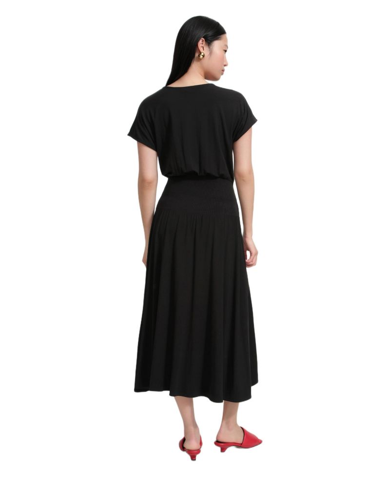 Women's Suvi Scoop-Neck Short-Sleeve Jersey Midi Dress