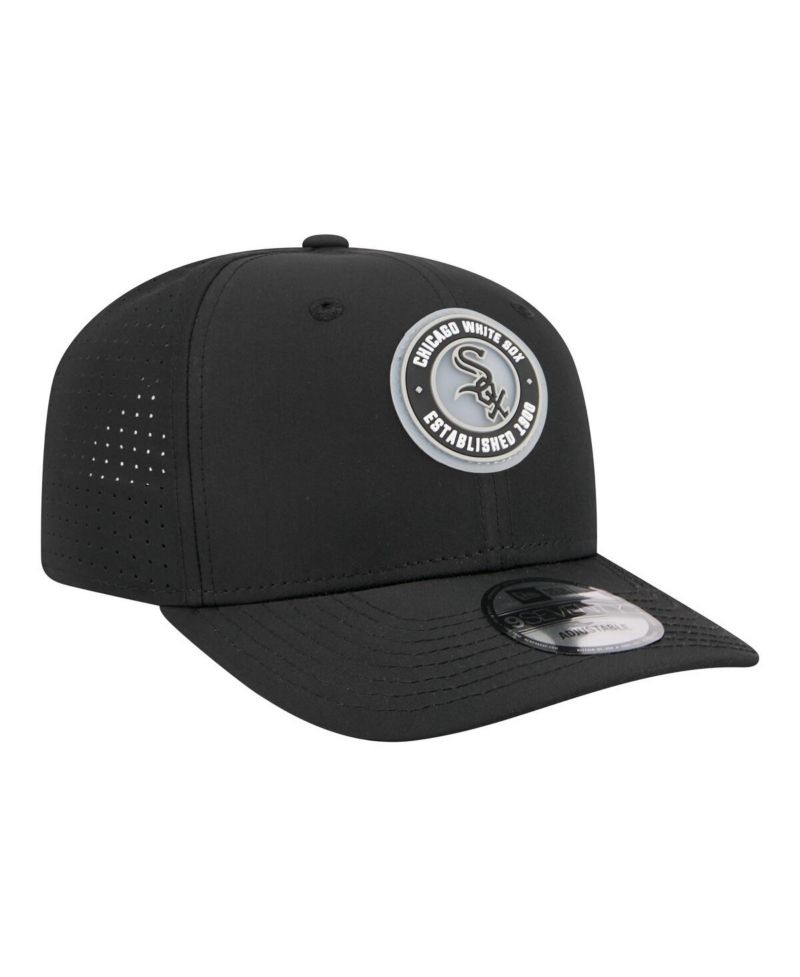 Men's Black Chicago White Sox Circle 9SEVENTY Adjustable Hat
