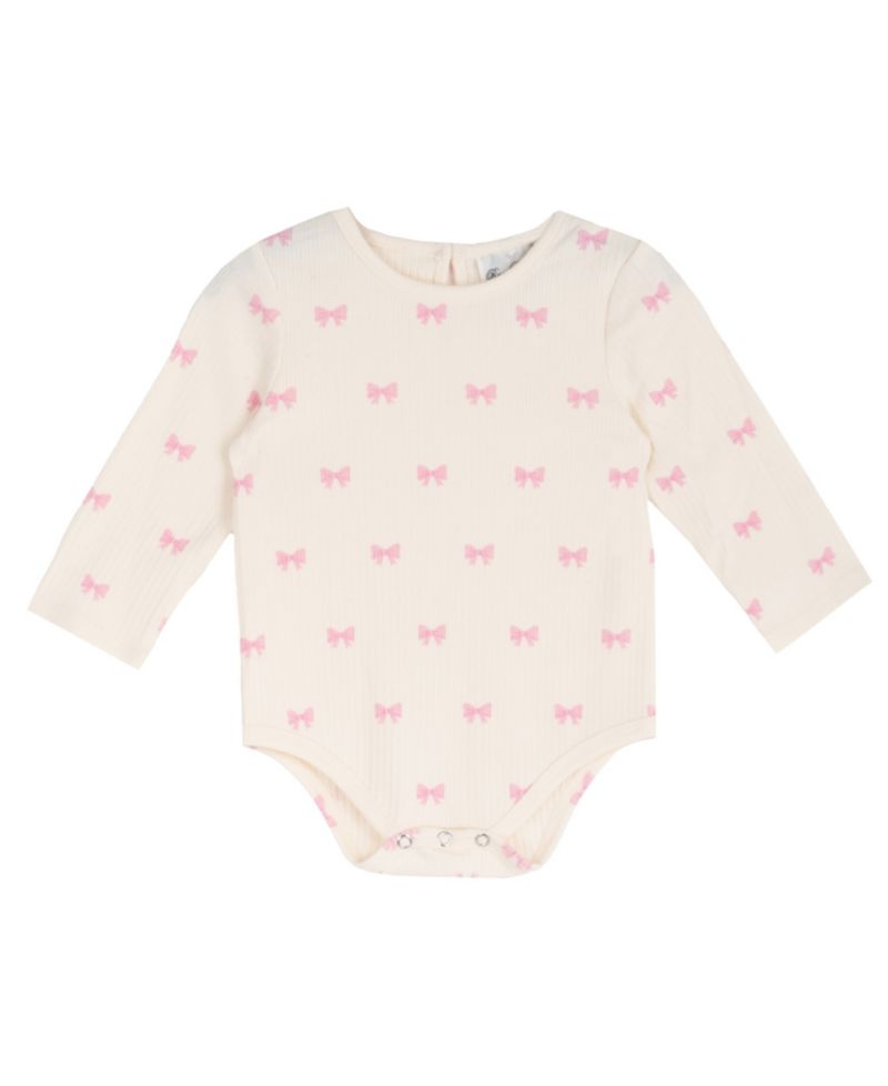 Baby Girls' Navy Double Knit Jumper and Long-Sleeve Bodysuit, 2-Piece Set