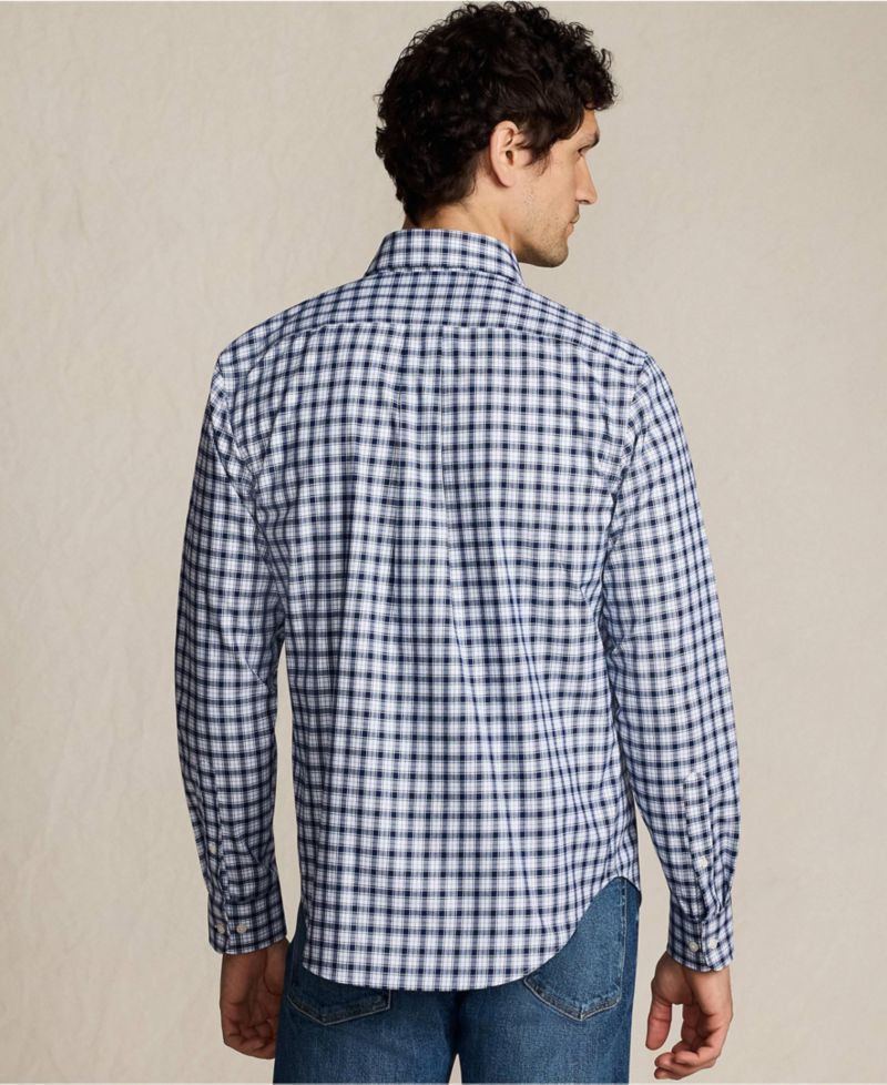 Men's Tailored Fit No Iron Twill Long Sleeve Shirt