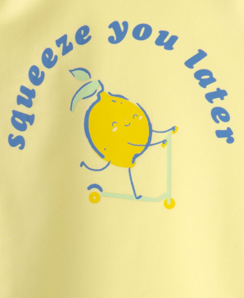 Baby Boys' Lemon Rashguard and Swim bottoms, 2-Piece Set
