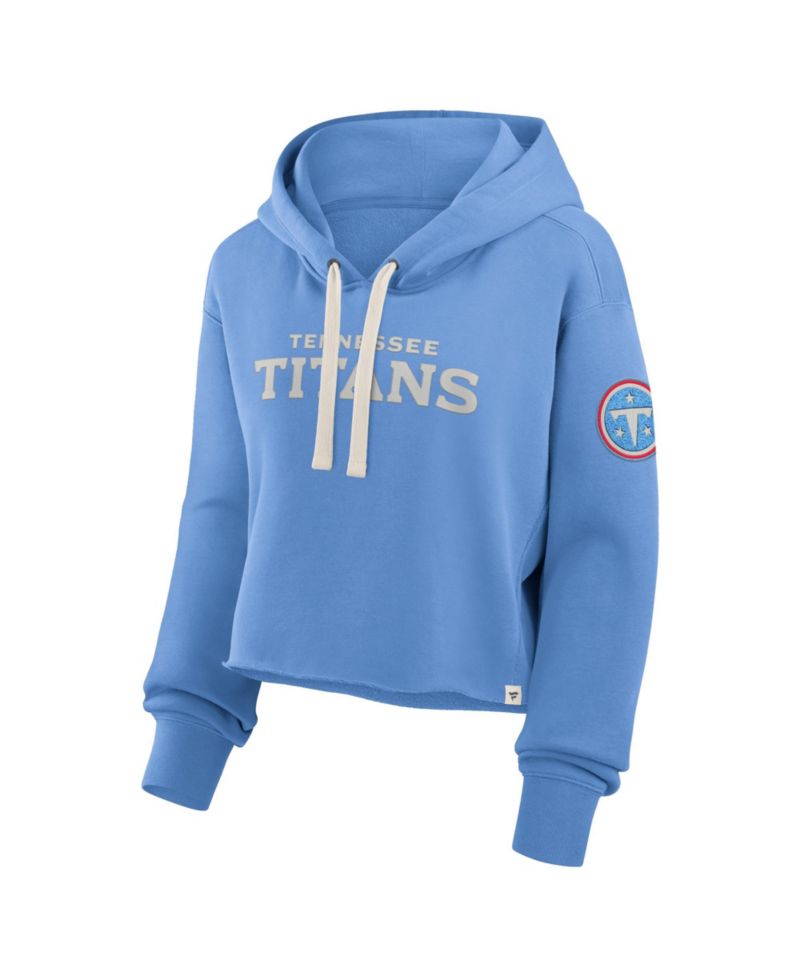 Women's Tennessee Titans Heritage Oversized-Cropped Hoodie