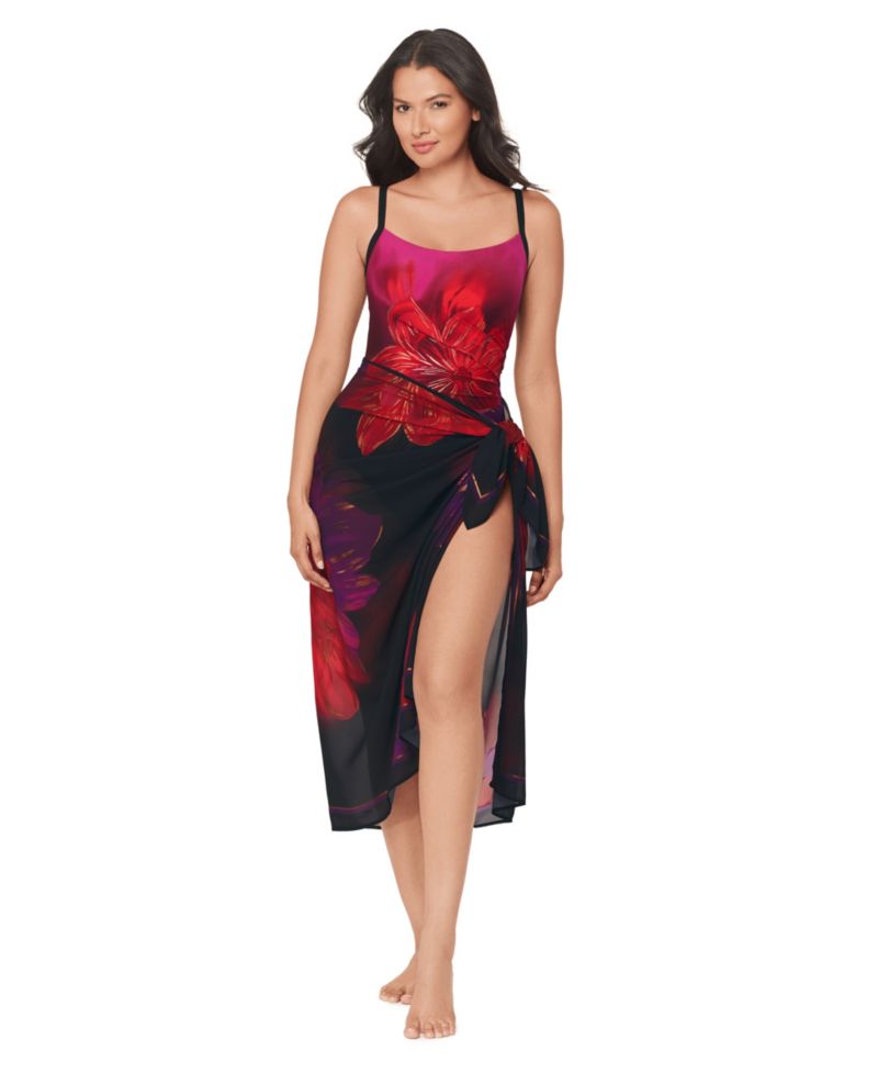 Women's Petali Rosa Swim Cover-Up Pareo