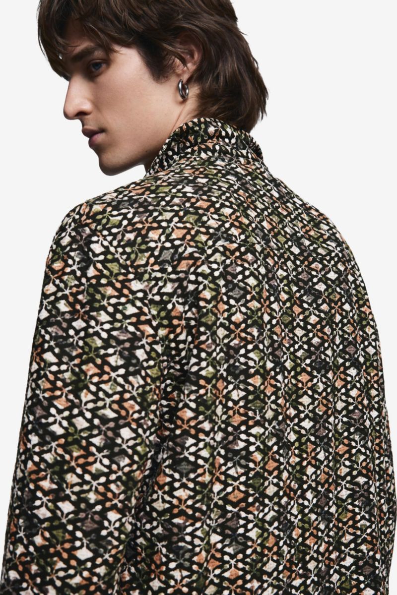 Men's Shirt for men jacquard
