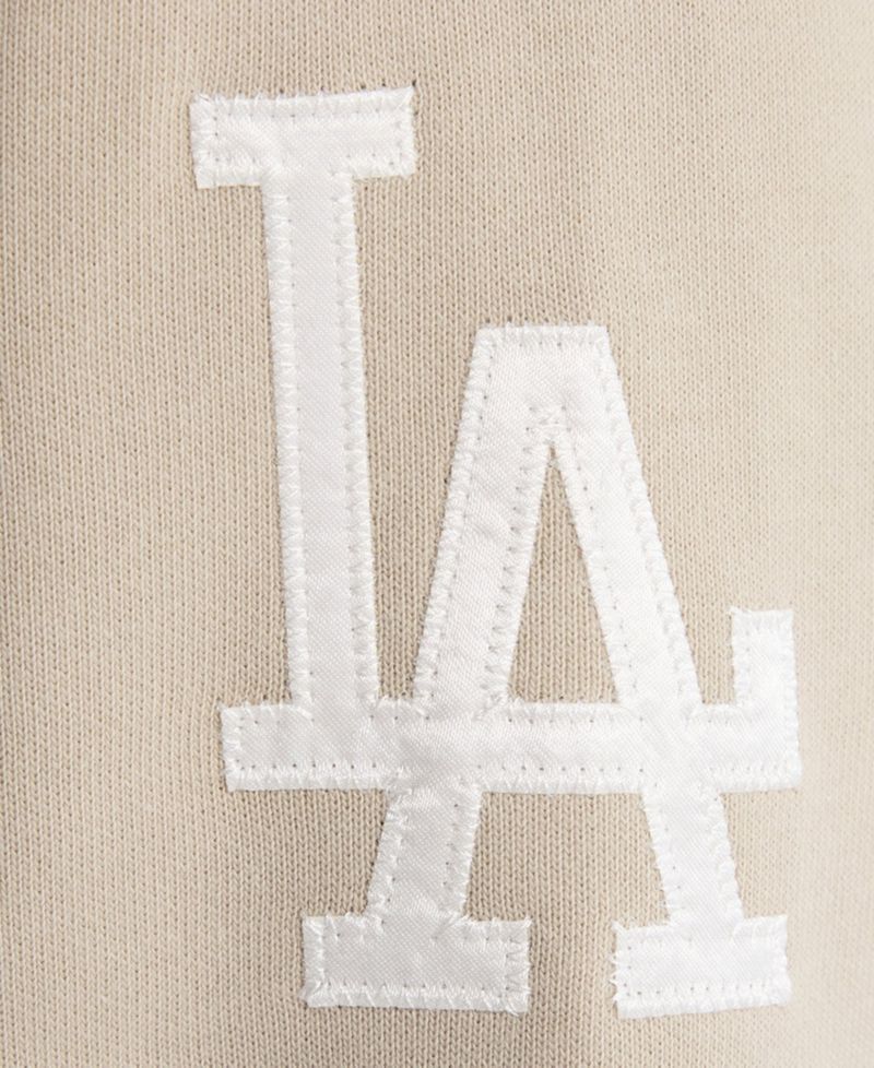 Women's Los Angeles Dodgers Iconic Full-Zip Cropped Terry Hoodie