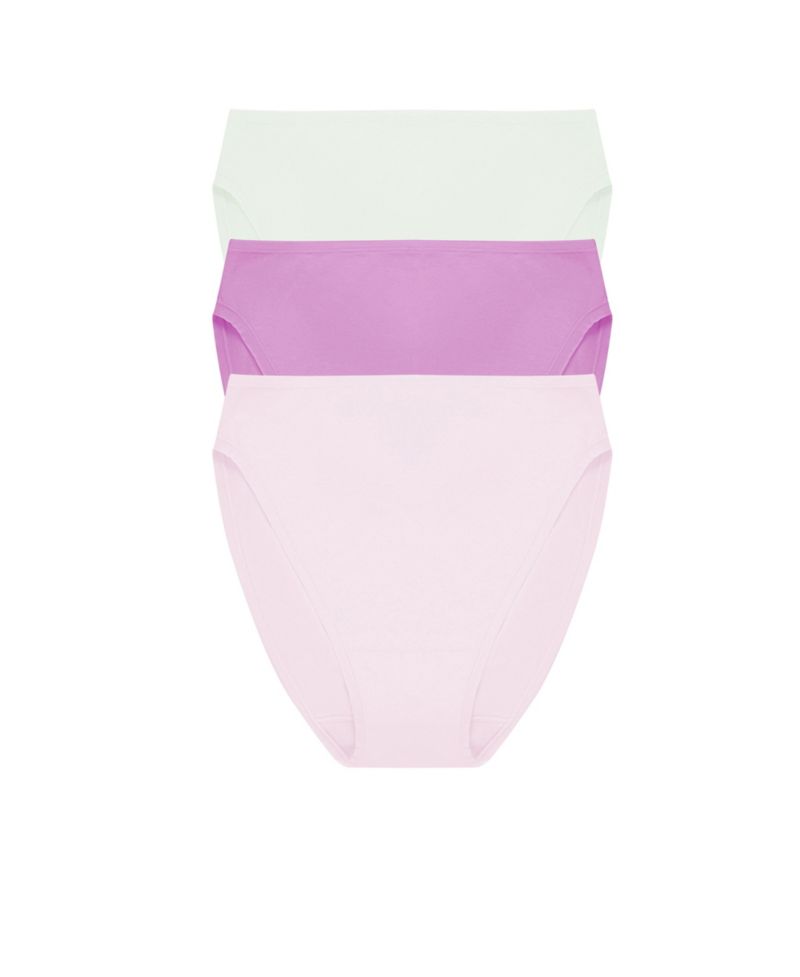 Women's Bliss Bare Cotton High Cut Brief 3-Pack