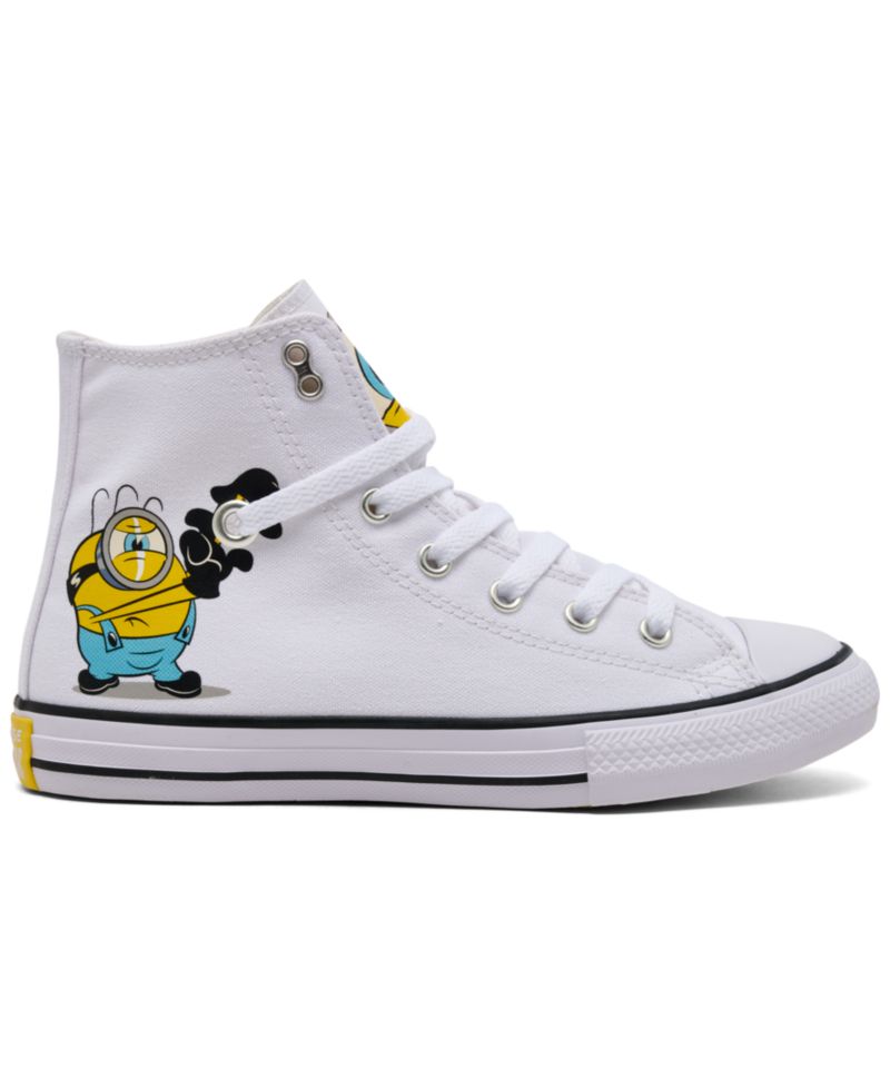 Little Kids Chuck Taylor All Star High Top Minions Lifestyle Sneakers from Finish Line