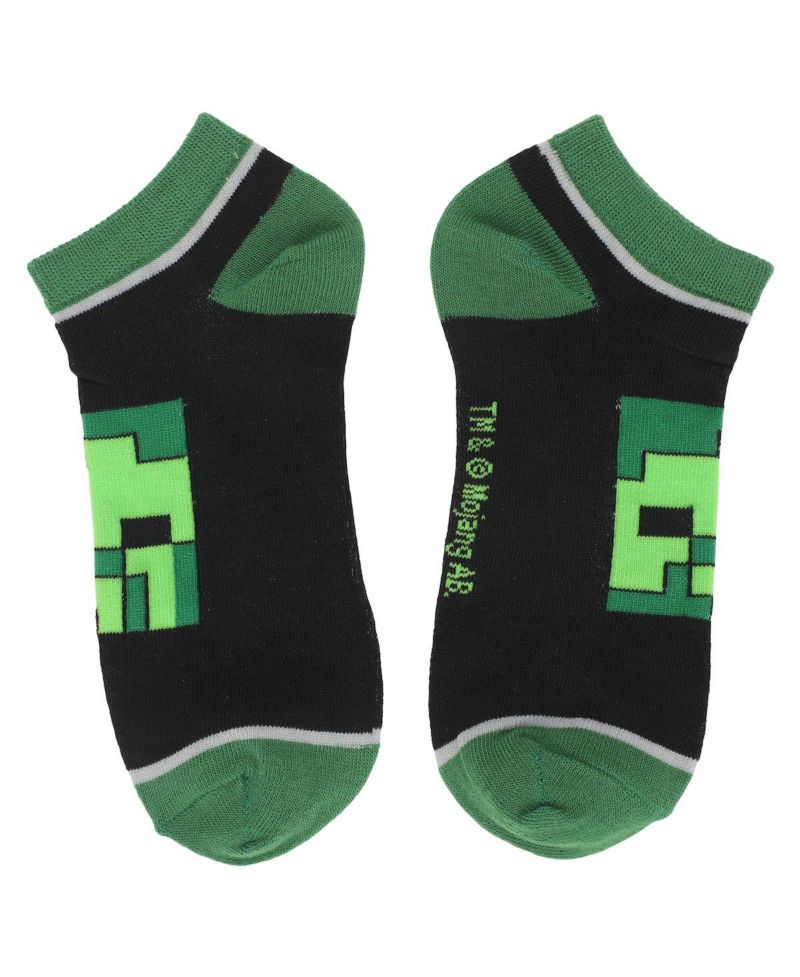 Women's Character Heads 5-Pair Ankle Socks