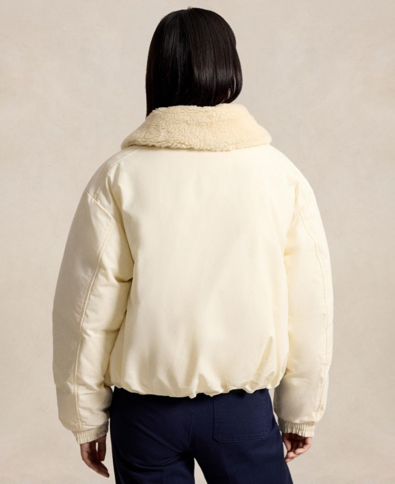 Women's Water-Resistant 750-Fill-Power Down High-Pile-Collar Jacket