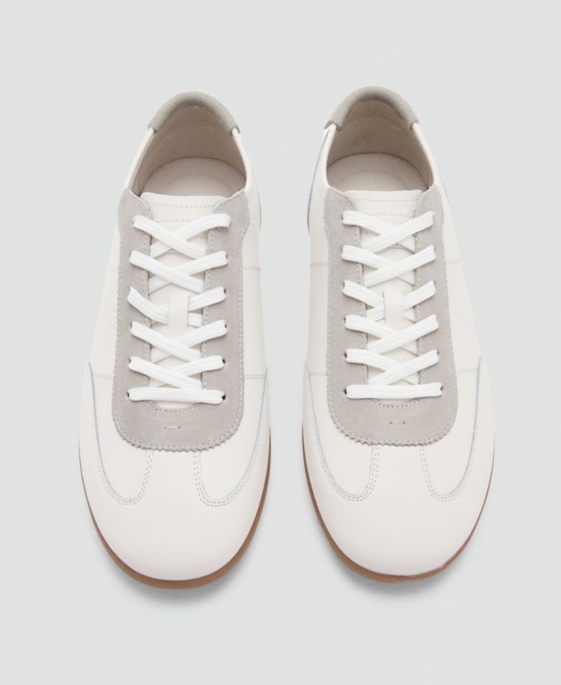 Men's Leather Mixed Sneakers