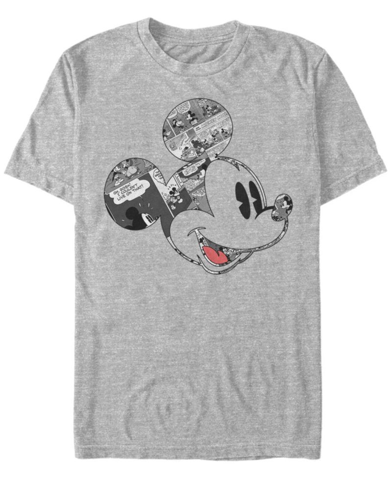 Men's Comic Mouse Short Sleeve T-Shirt