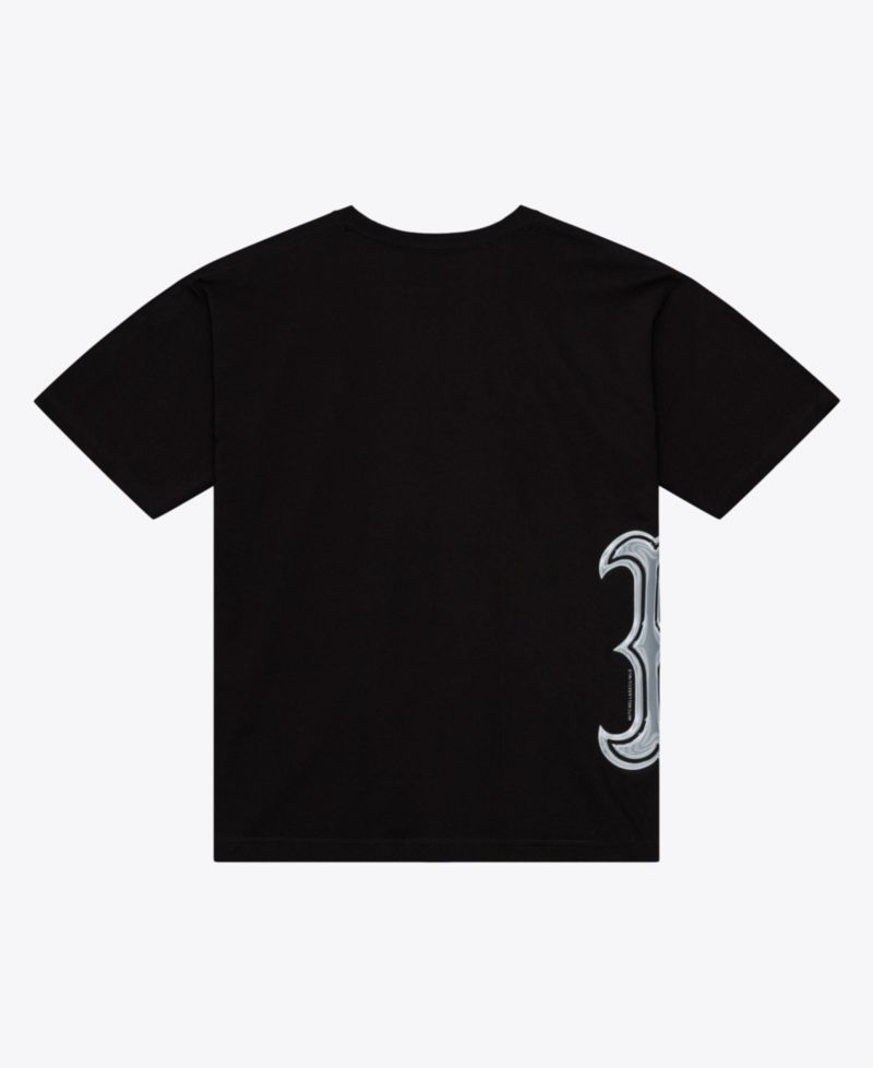 Men's Black Boston Red Sox Chrome Heritage T-Shirt