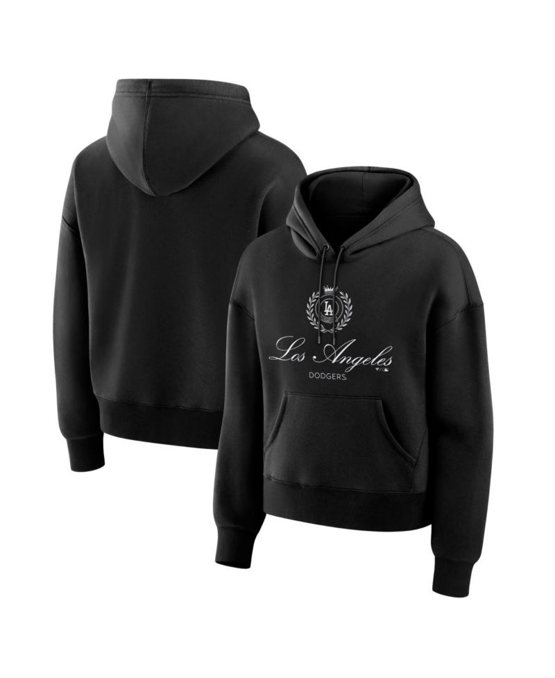 Women's Black Los Angeles Dodgers Legacy Fleece Hoodie