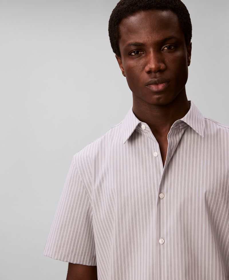 Men's Multi-Stripe Slim-Fit Shirt