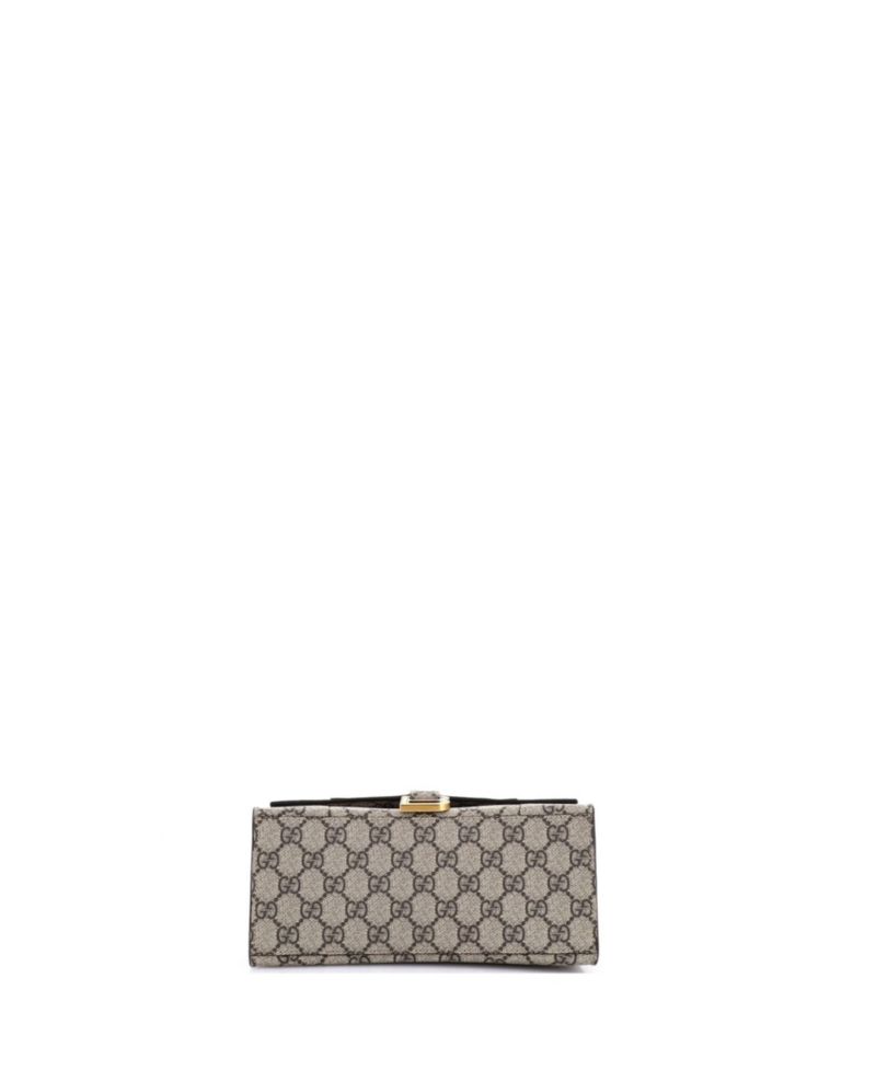 Small x Balenciaga The Hacker Project Hourglass Top Handle Bag GG Coated Canvas
