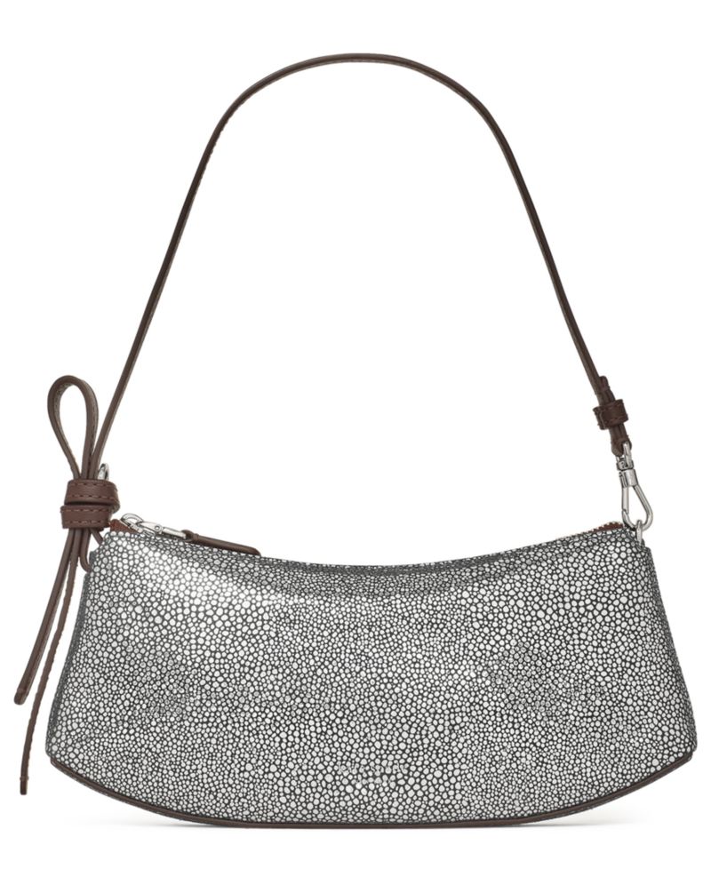 Loop Metallic Dot Printed Small Pochette Bag