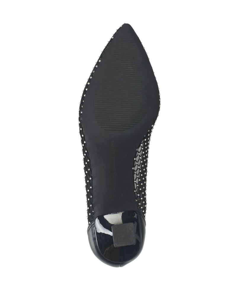 Women's Elise Mesh and Stone Heel