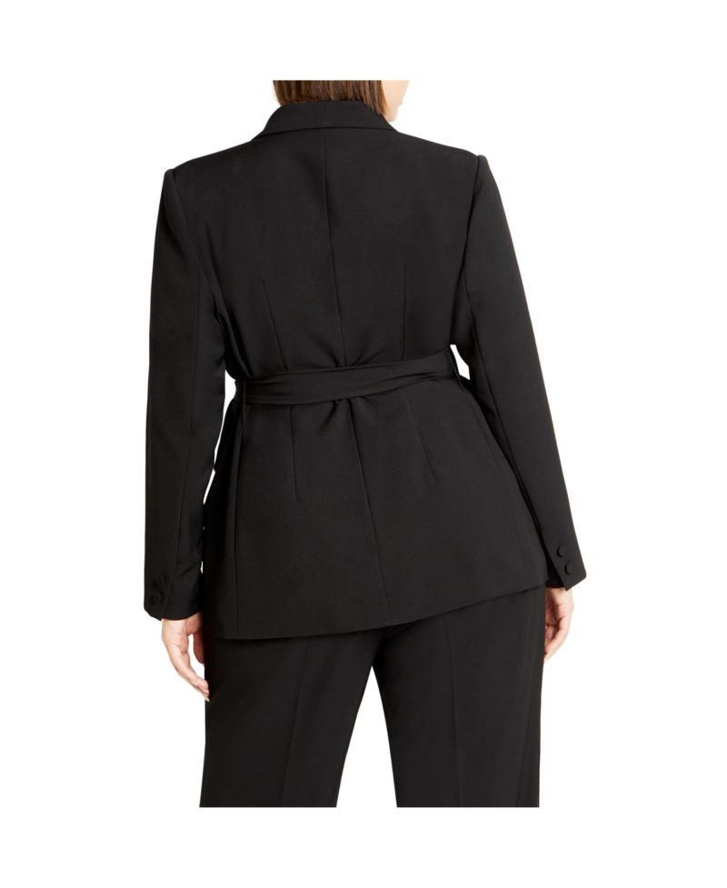 Plus Size Belted Yasmine Jacket