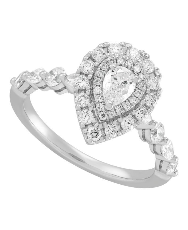 Macy's Diamond Engagement Ring (1-1/5 ct. t.w.) in 14k White Gold