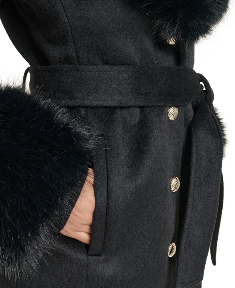 Women's Single-Breasted Long Wool-Blend Coat, Created for Macy's