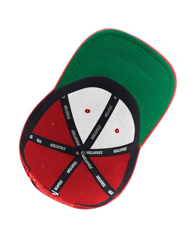 Men's Red New Jersey Devils Sphere II Curved Starfit Adjustable Hat