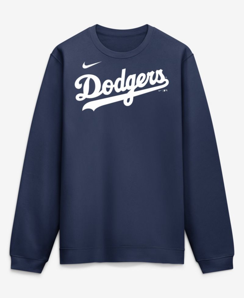 Men's Navy Los Angeles Dodgers Primetime Wordmark Sweatshirt