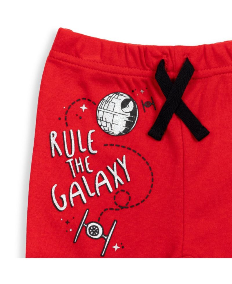 Baby Boys Darth Vader Stormtrooper C-3PO Chewbacca R2-D2 Yoda 2 Pack Jogger Pants Newborn to