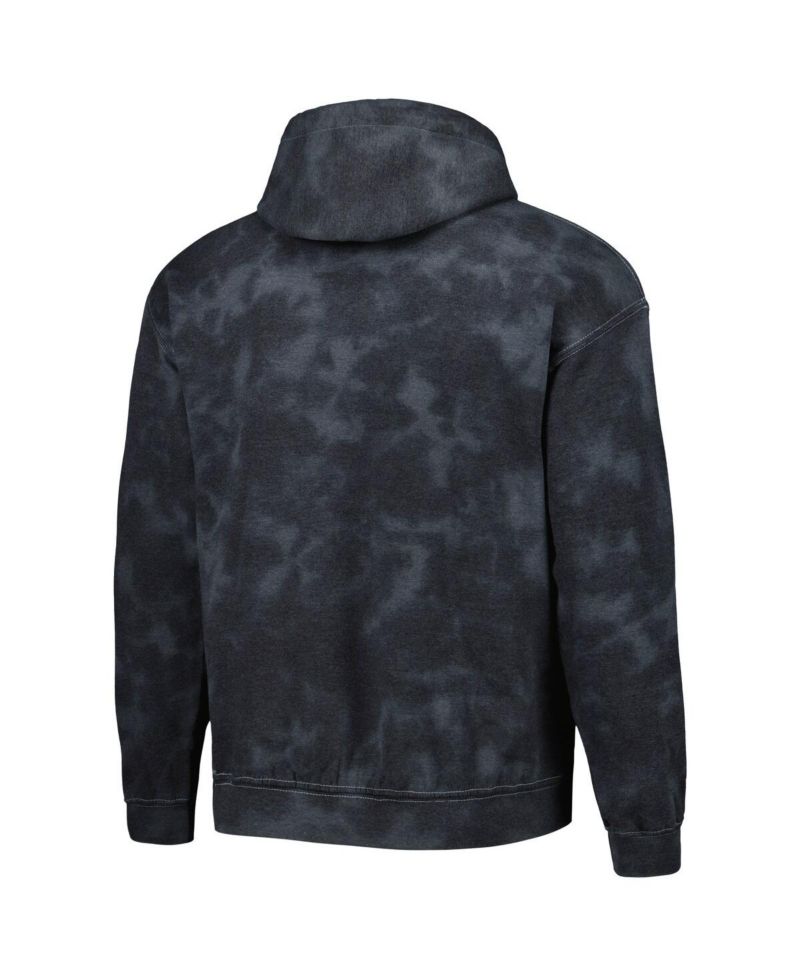 Men's Black 50th Anniversary of Hip Hop Washed Graphic Pullover Hoodie