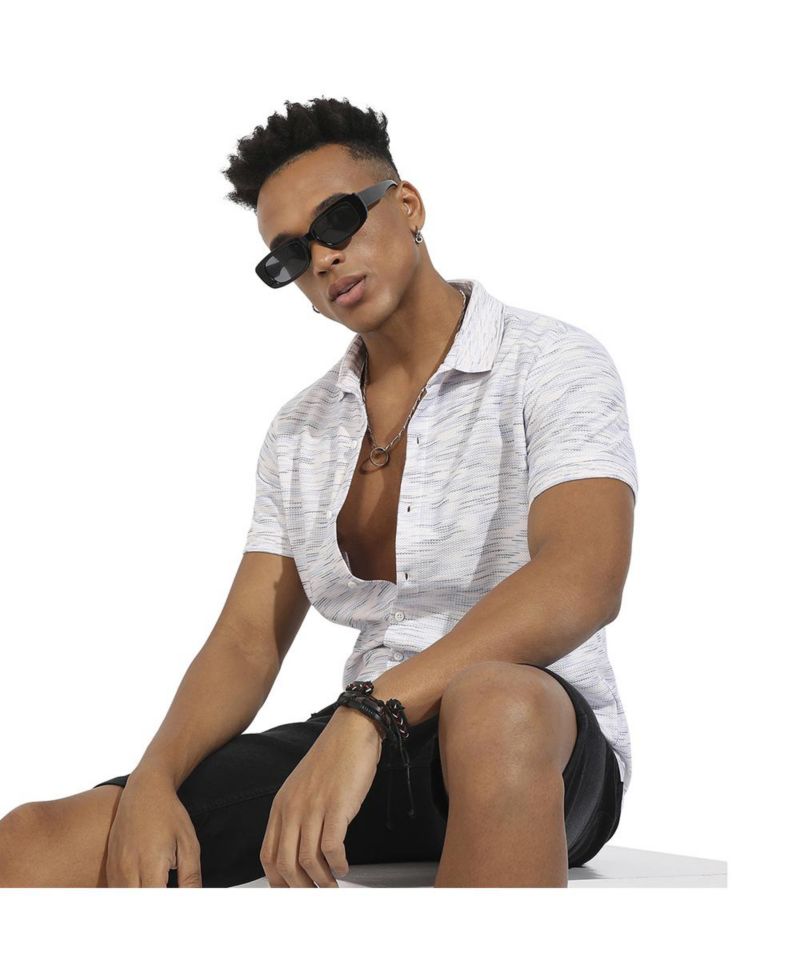 Men's Honeycomb Knit Shirt