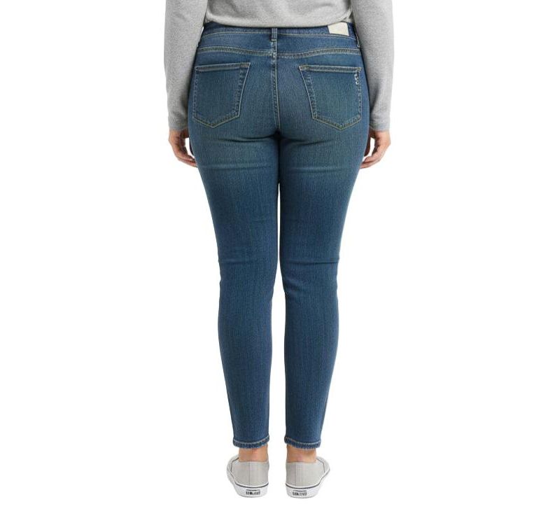 Women's Denim high rise skinny in 28" inseam ankle length