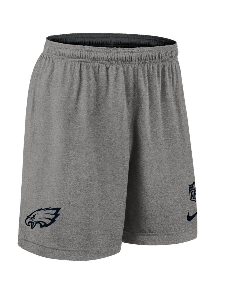 Men's Black Philadelphia Eagles Sideline Reversible Performance Shorts