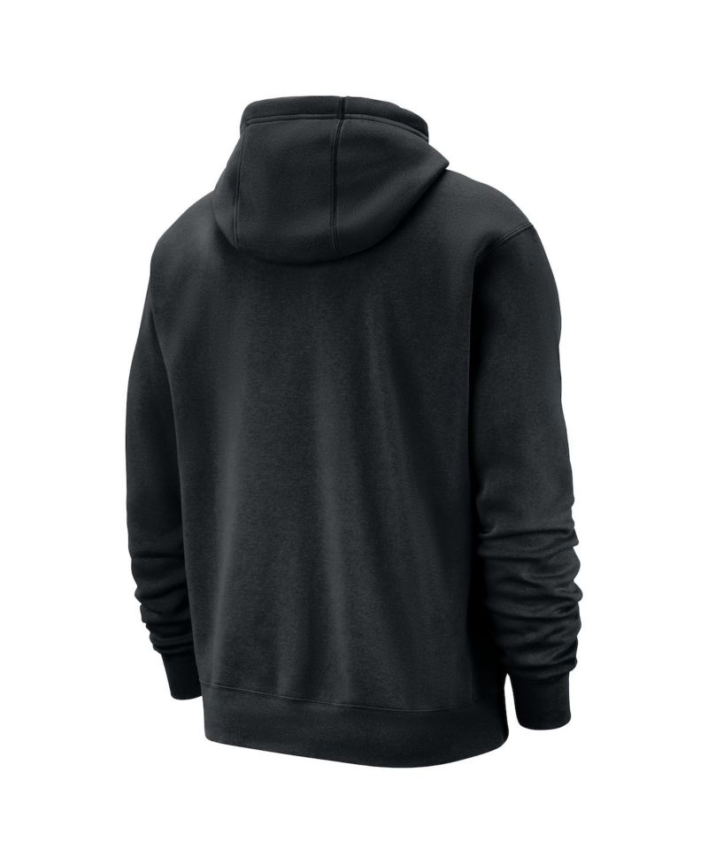 Men's Black Milwaukee Bucks Courtside Club Pullover Hoodie