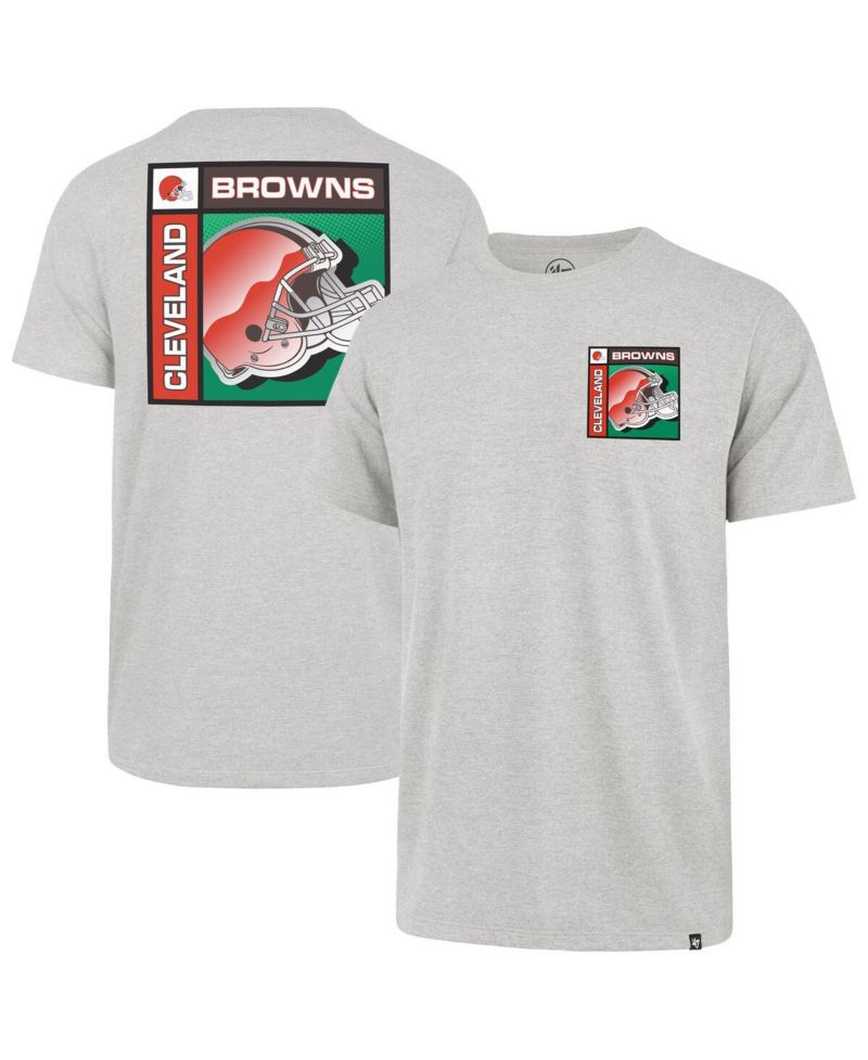Men's Gray Cleveland Browns Chrome Plate Franklin T-Shirt