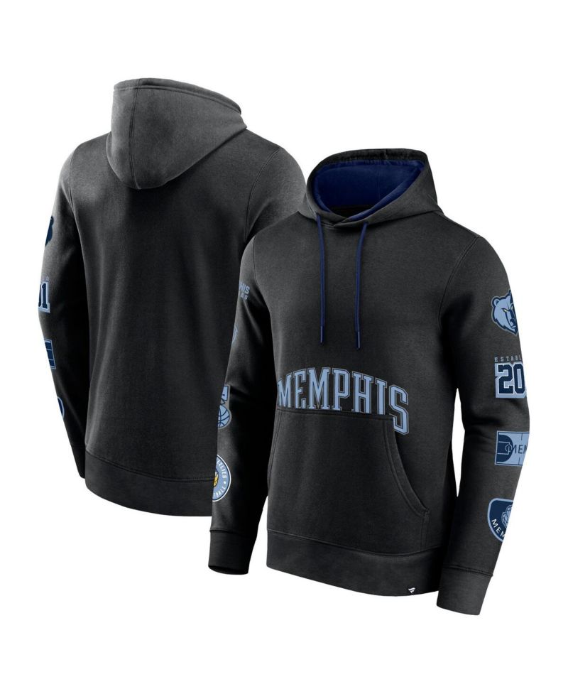Men's Black Memphis Grizzlies Home Court Pullover Hoodie