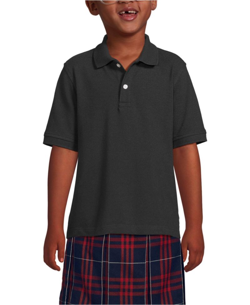 Kids Short Sleeve Mesh Polo Shirt