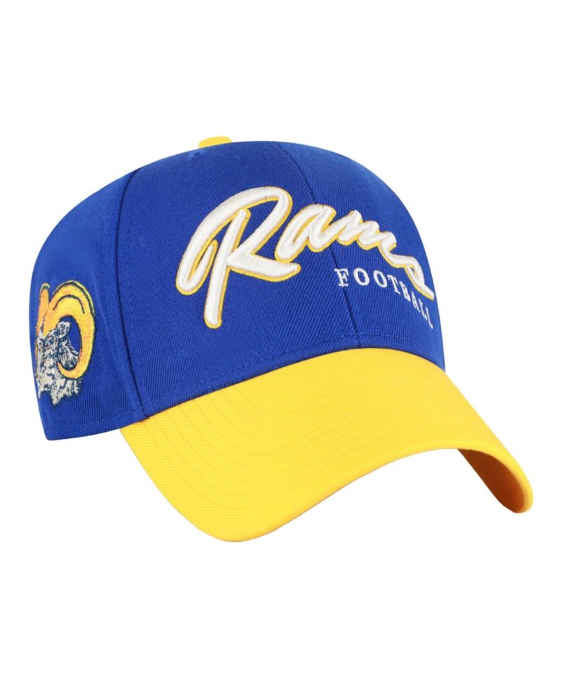 Men's '47 Royal Los Angeles Rams Throwback MVP Adjustable Hat