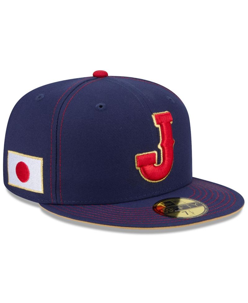 Men's Navy Japan Baseball 2026 World Baseball Classic 59FIFTY Fitted Hat