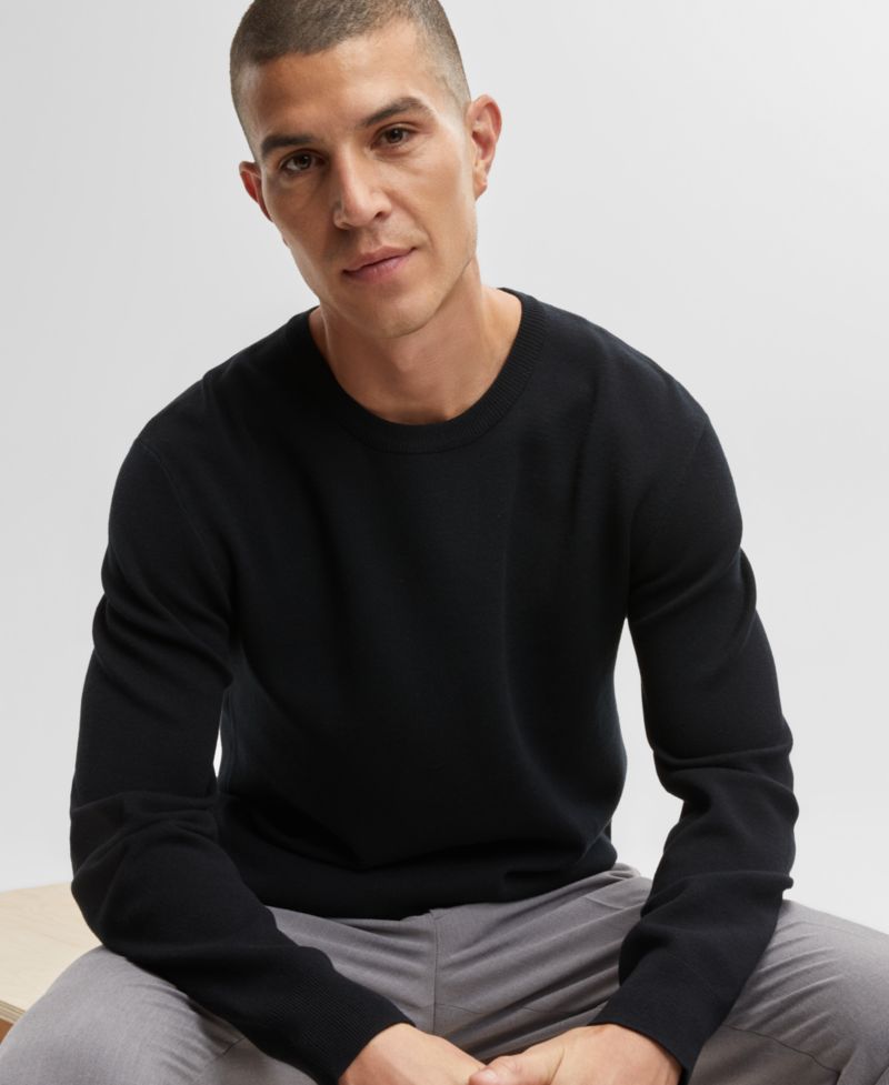 Men's Regular-Fit Crewneck Sweater
